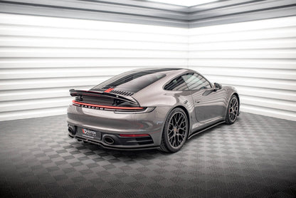 Heckspoiler Lippe passend für Porsche 911 Carrera 4S 992 schwarz Hochglanz