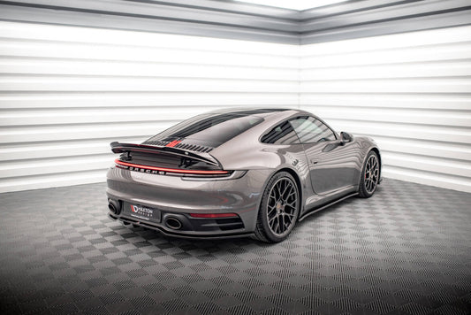 Heckspoiler Lippe passend für Porsche 911 Carrera 4S 992 schwarz Hochglanz