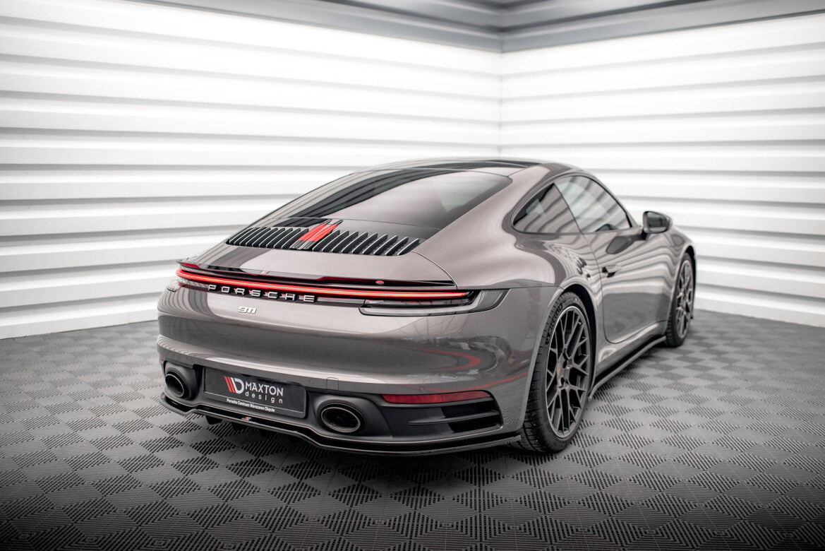 Heckspoiler Lippe passend für Porsche 911 Carrera 4S 992 schwarz Hochglanz