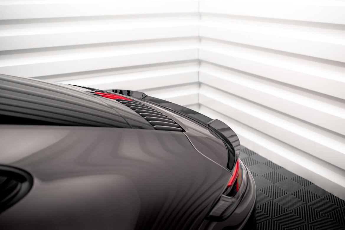 Heckspoiler Lippe passend für Porsche 911 Carrera 4S 992 schwarz Hochglanz