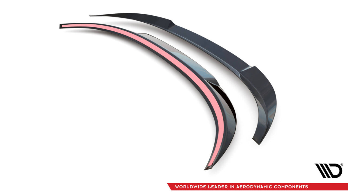 Heckspoiler Lippe passend für Porsche 911 Carrera 4S 992 schwarz Hochglanz