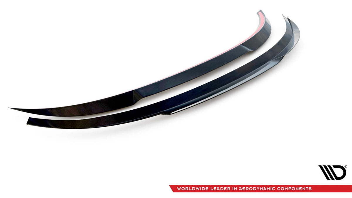Heckspoiler Lippe passend für Porsche 911 Carrera 4S 992 schwarz Hochglanz
