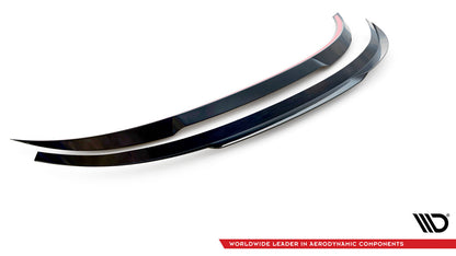 Heckspoiler Lippe passend für Porsche 911 Carrera 4S 992 schwarz Hochglanz
