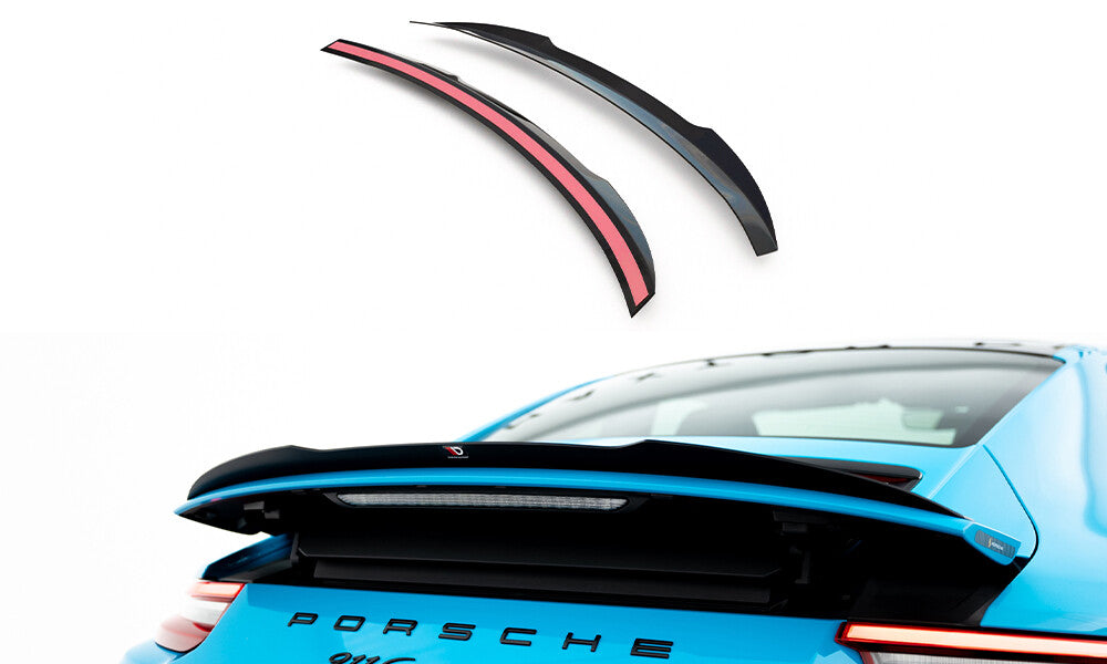 Heckspoiler Lippe passend für Porsche 911 Carrera 991 FL schwarz Hochglanz