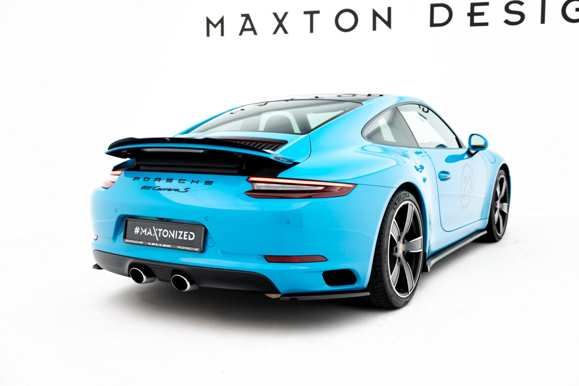 Heckspoiler Lippe passend für Porsche 911 Carrera 991 FL schwarz Hochglanz