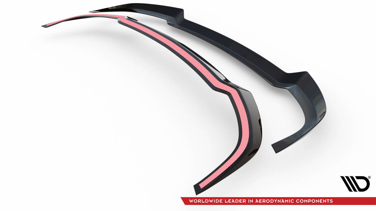 Heckspoiler Lippe passend für Porsche 911 Carrera Aero 992 schwarz Hochglanz