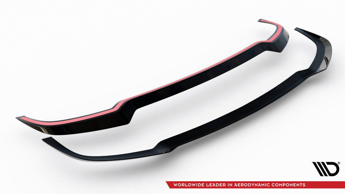 Heckspoiler Lippe passend für Porsche 911 Carrera Aero 992 schwarz Hochglanz
