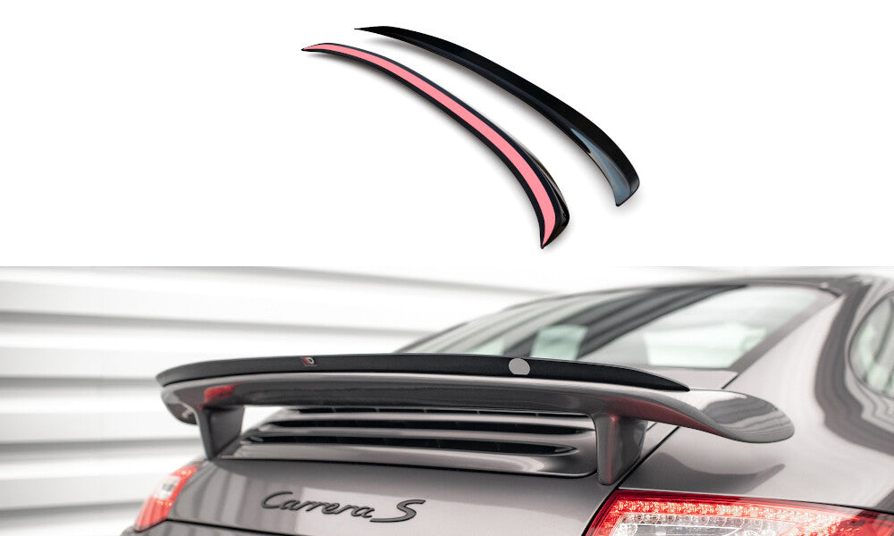 Heckspoiler Lippe passend für Porsche 911 Carrera / Carrera GTS 997 FL schwarz Hochglanz