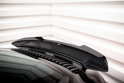 Heckspoiler Lippe passend für Porsche 911 Turbo S 992 schwarz Hochglanz