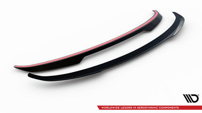 Heckspoiler Lippe passend für Porsche 911 Turbo S 992 schwarz Hochglanz