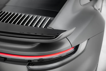 Heckspoiler Lippe passend für Porsche 911 Turbo S Sport Package 992 schwarz Hochglanz