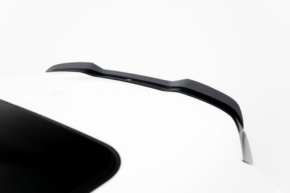 Heckspoiler Lippe passend für Porsche Cayenne Turbo / Standard Mk2 schwarz Hochglanz