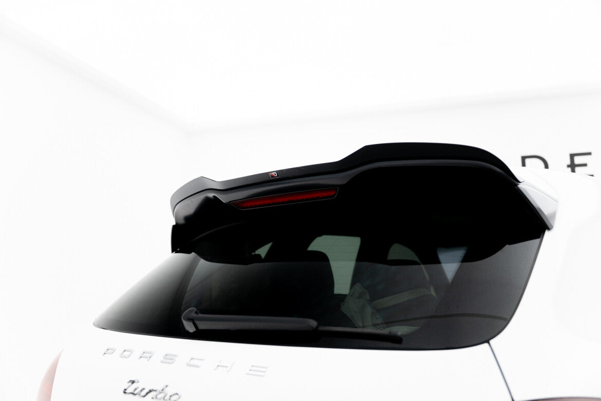 Heckspoiler Lippe passend für Porsche Cayenne Turbo / Standard Mk2 schwarz Hochglanz