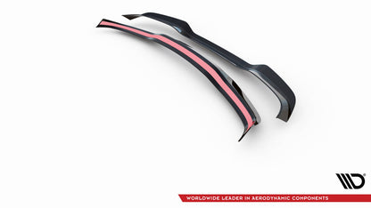 Heckspoiler Lippe passend für Porsche Cayenne Turbo / Standard Mk2 schwarz Hochglanz