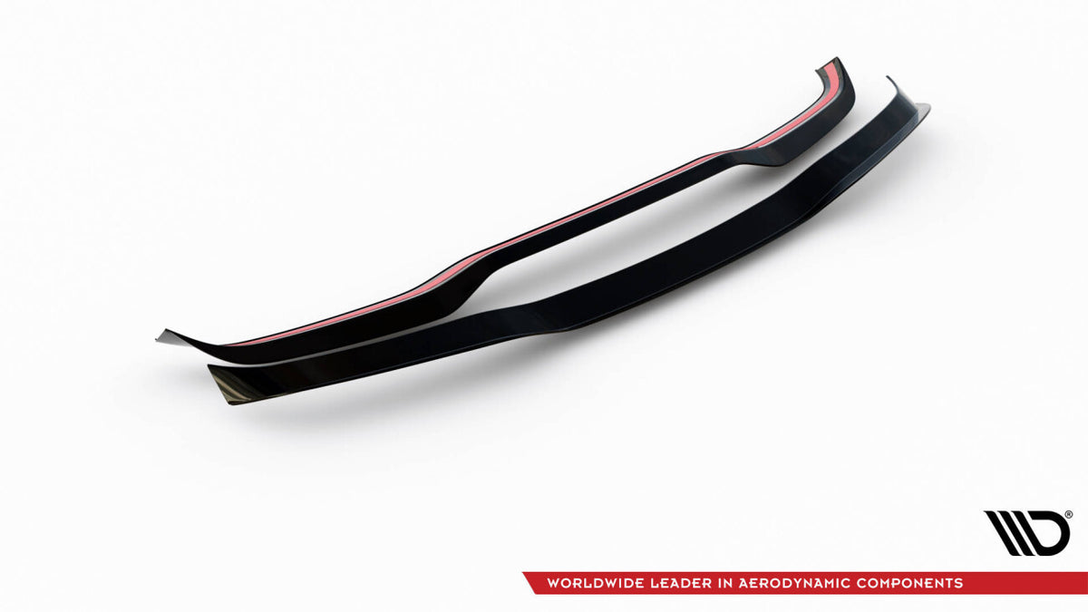 Heckspoiler Lippe passend für Porsche Cayenne Turbo / Standard Mk2 schwarz Hochglanz
