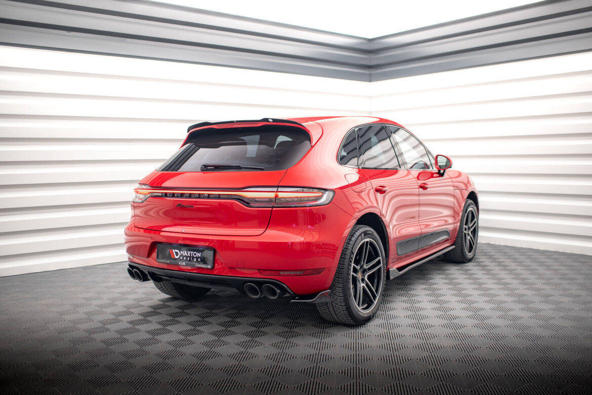 Heckspoiler Lippe passend für Porsche Macan Mk1 schwarz Hochglanz