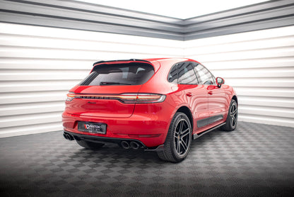 Heckspoiler Lippe passend für Porsche Macan Mk1 schwarz Hochglanz