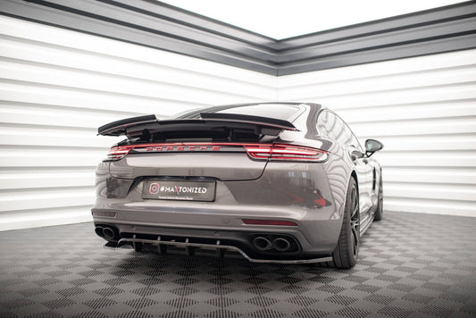 Heckspoiler Lippe passend für Porsche Panamera GTS / Panamera E-Hybrid / Panamera Turbo S E-Hybrid 971 schwarz Hochglanz