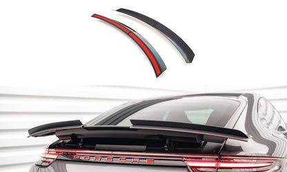 Heckspoiler Lippe passend für Porsche Panamera GTS / Panamera E-Hybrid / Panamera Turbo S E-Hybrid 971 schwarz Hochglanz