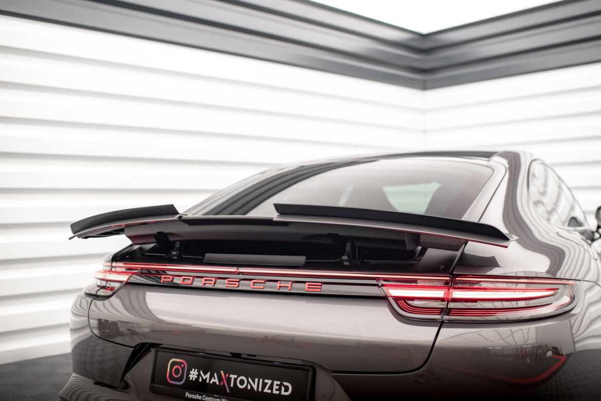 Heckspoiler Lippe passend für Porsche Panamera GTS / Panamera E-Hybrid / Panamera Turbo S E-Hybrid 971 schwarz Hochglanz
