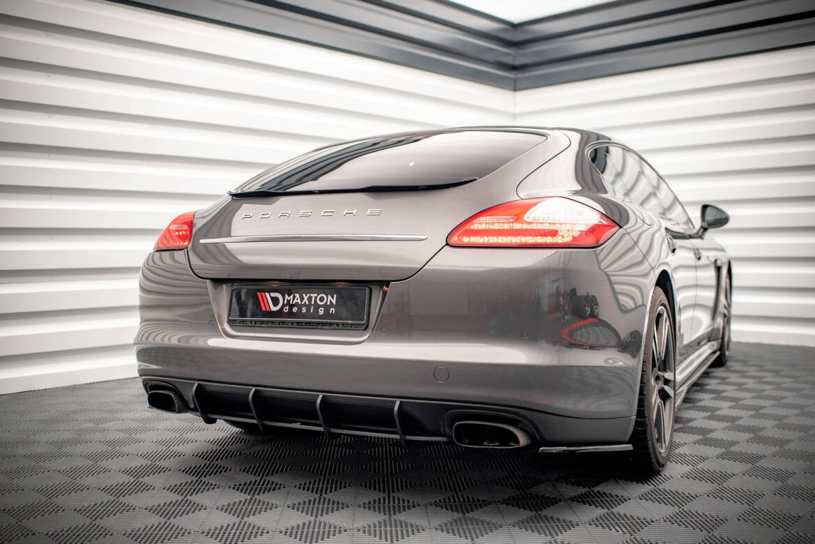 Heckspoiler Lippe passend für Porsche Panamera / Panamera Diesel 970 schwarz Hochglanz