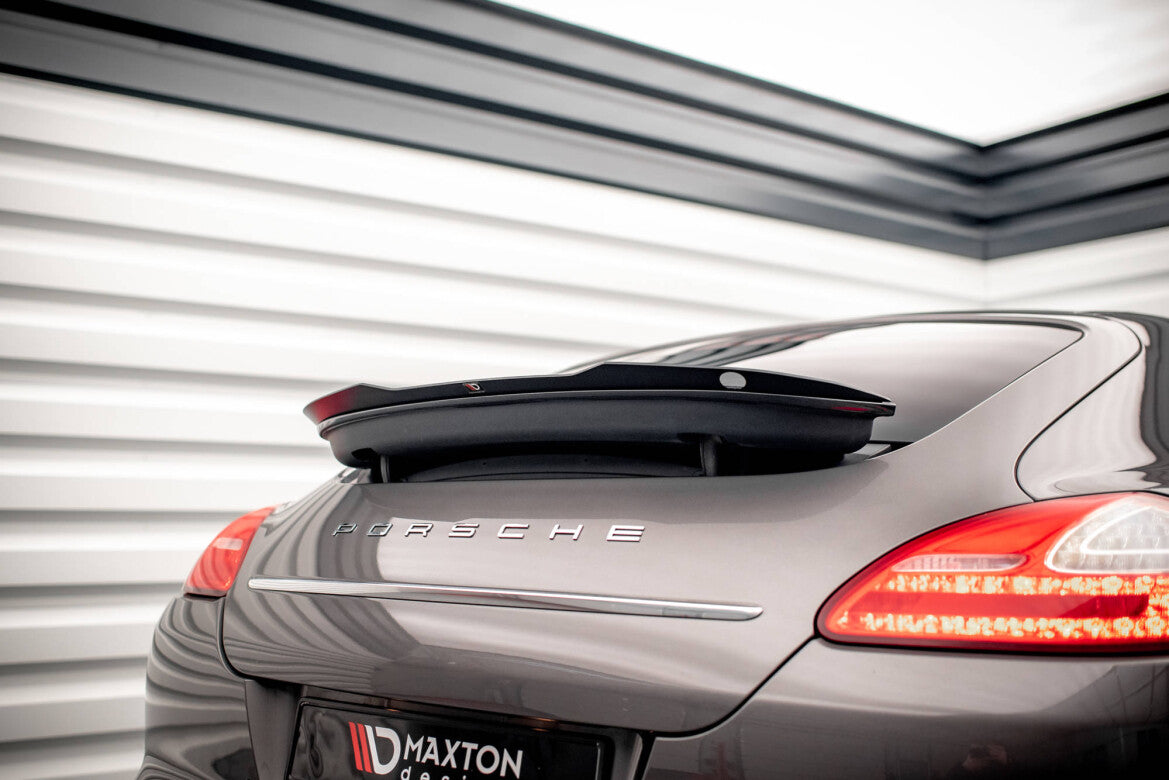 Heckspoiler Lippe passend für Porsche Panamera / Panamera Diesel 970 schwarz Hochglanz