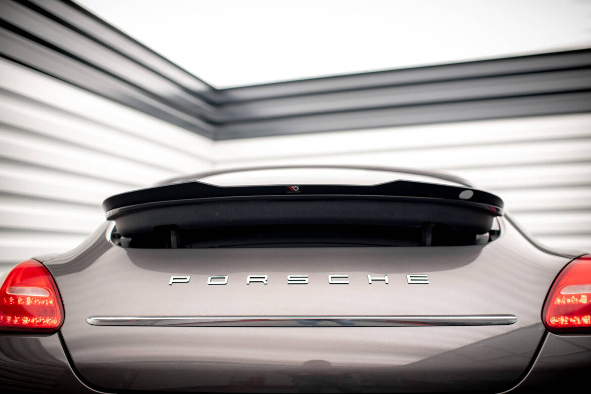 Heckspoiler Lippe passend für Porsche Panamera / Panamera Diesel 970 schwarz Hochglanz