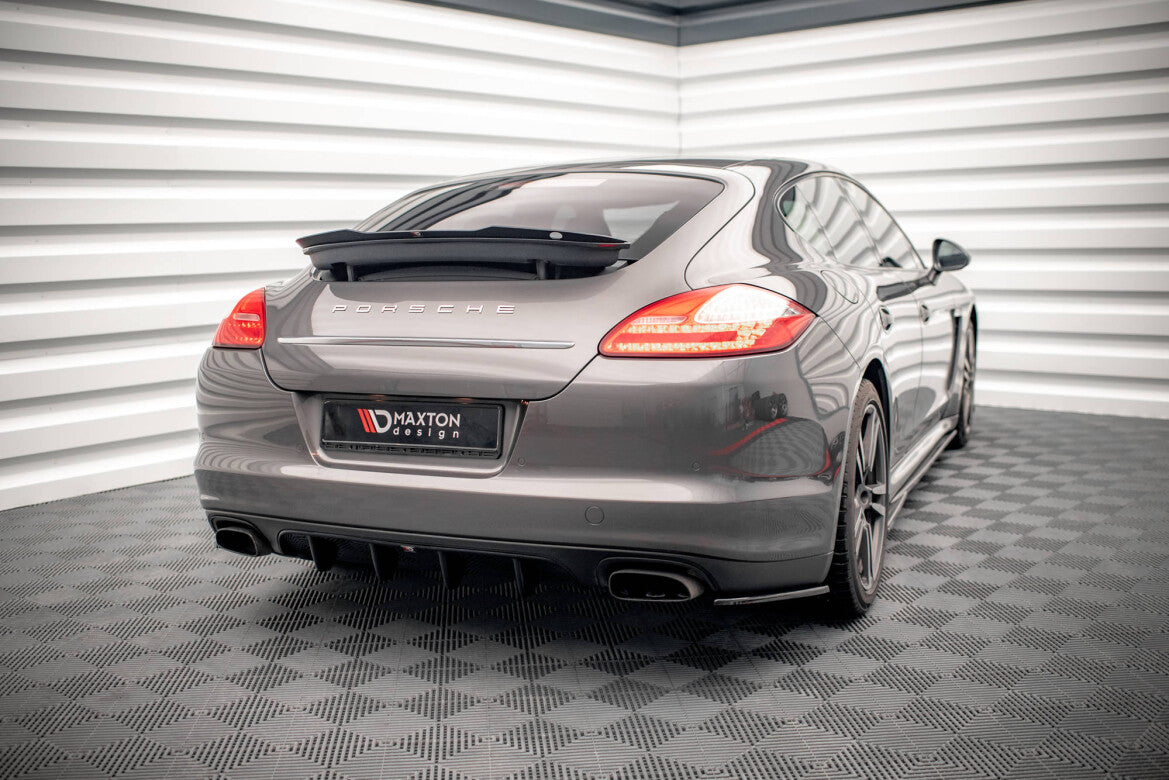 Heckspoiler Lippe passend für Porsche Panamera / Panamera Diesel 970 schwarz Hochglanz