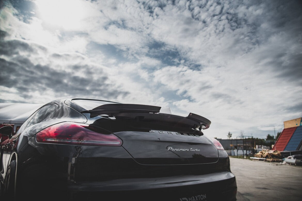 Heckspoiler Lippe passend für Porsche Panamera Turbo 970 FL schwarz Hochglanz
