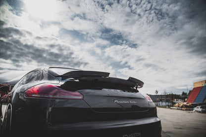 Heckspoiler Lippe passend für Porsche Panamera Turbo 970 FL schwarz Hochglanz