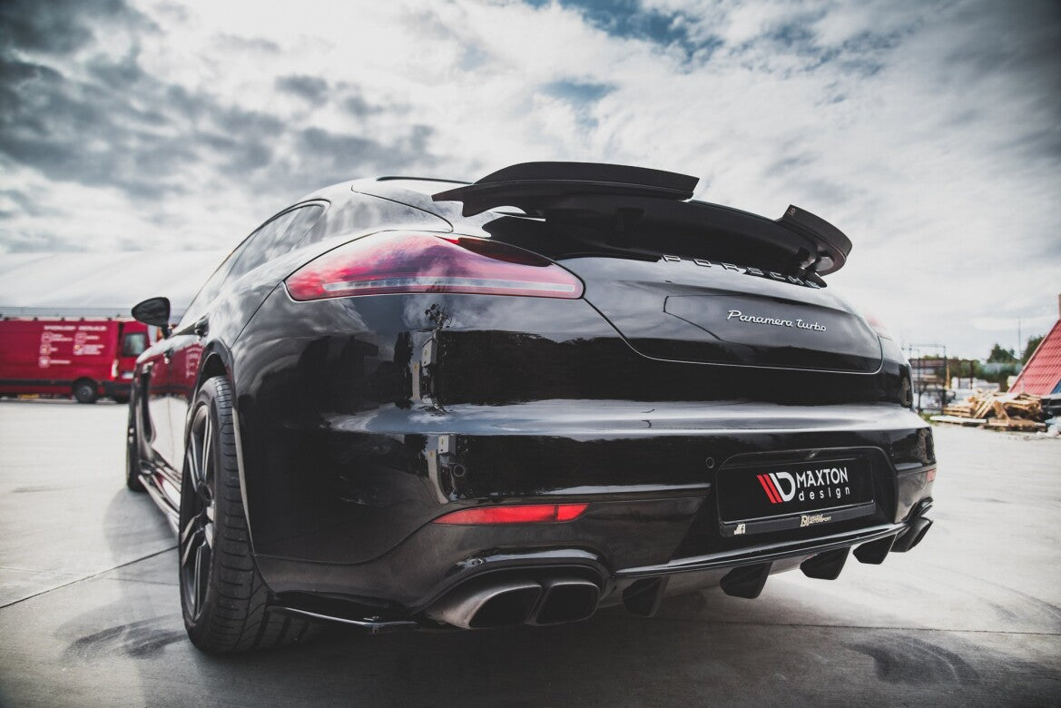 Heckspoiler Lippe passend für Porsche Panamera Turbo 970 FL schwarz Hochglanz