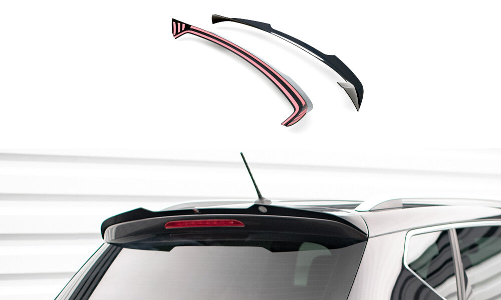 Heckspoiler Lippe passend für Seat Ateca Mk1 schwarz Hochglanz