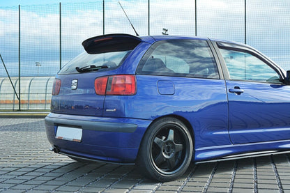 Heckspoiler Lippe passend für Seat Ibiza MK2 FL CUPRA schwarz Hochglanz