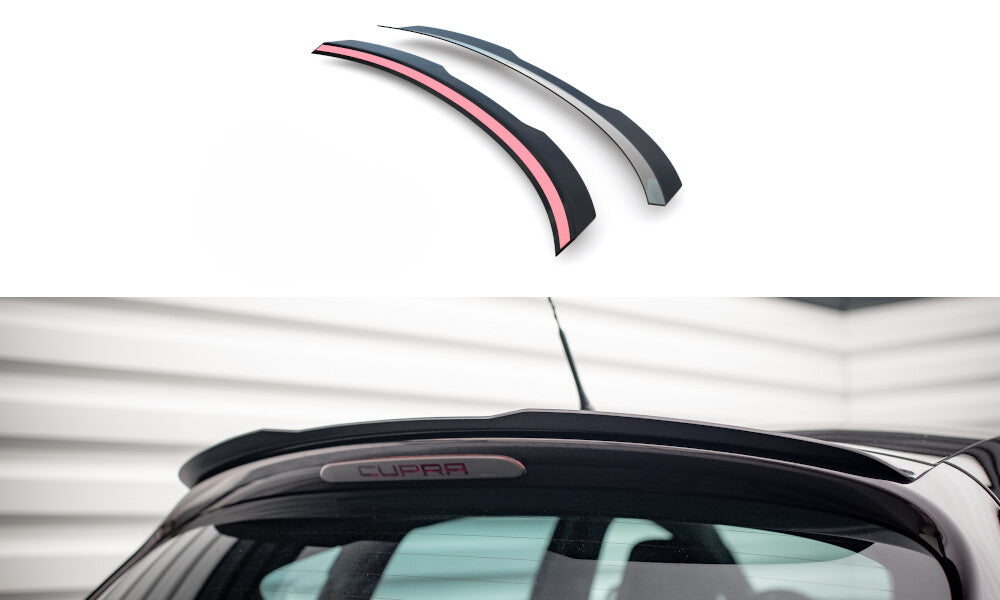 Heckspoiler Lippe passend für Seat Leon CUPRA / FR Mk2 schwarz Hochglanz