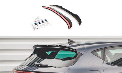 Heckspoiler Lippe passend für Seat Leon FR Mk4 / CUPRA Leon Hatchback schwarz Hochglanz