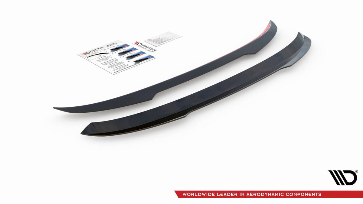 Heckspoiler Lippe passend für Seat Leon FR Mk4 / CUPRA Leon Hatchback schwarz Hochglanz