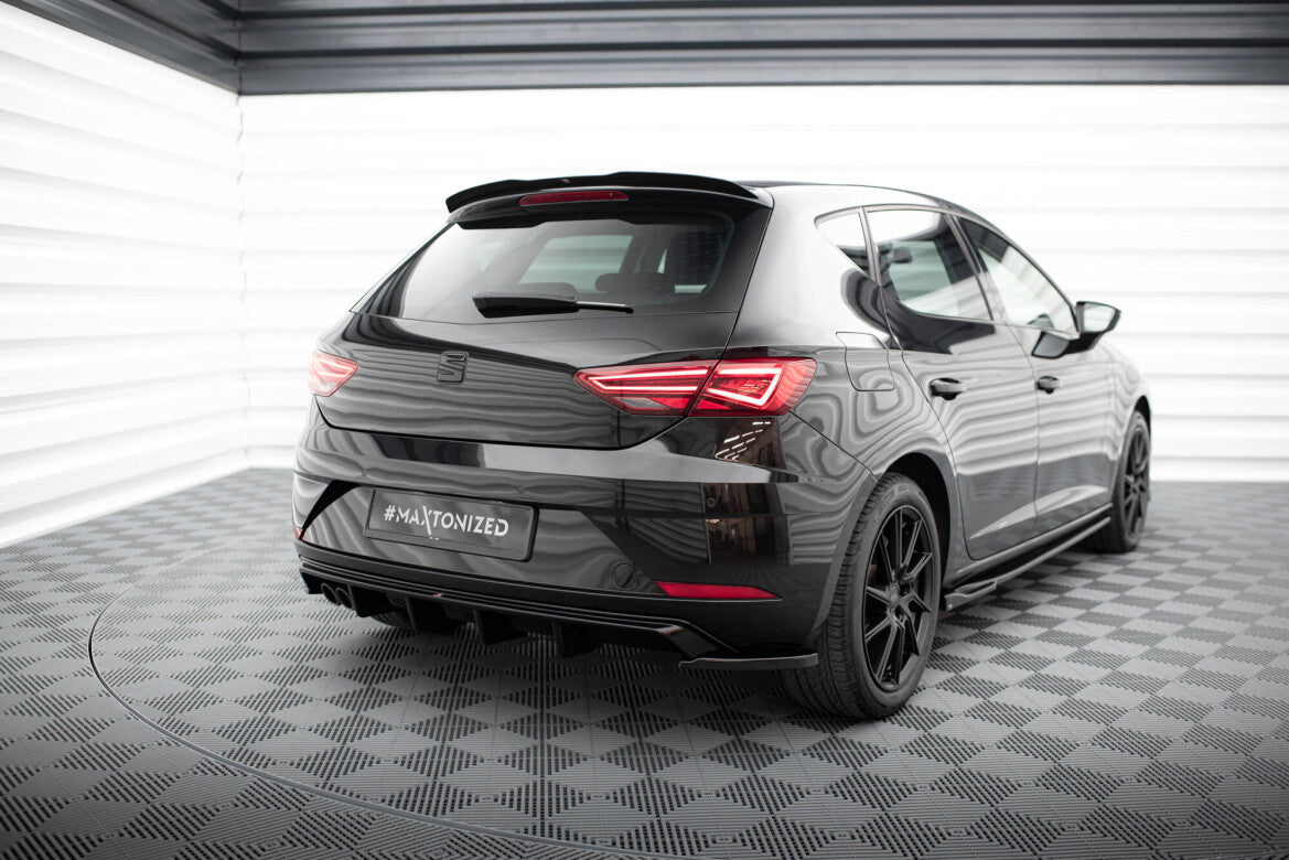 Heckspoiler Lippe passend für Seat Leon III schwarz Hochglanz