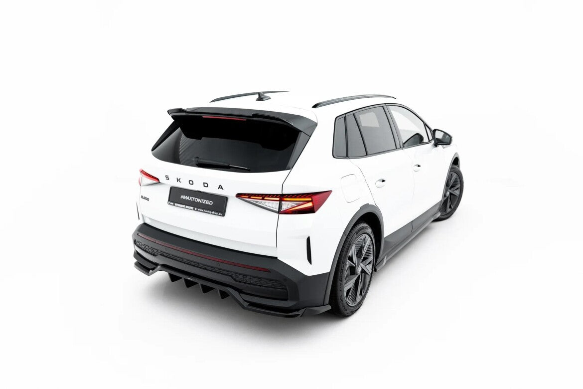 Heckspoiler Lippe passend für Skoda Elroq RS Mk1 schwarz Hochglanz
