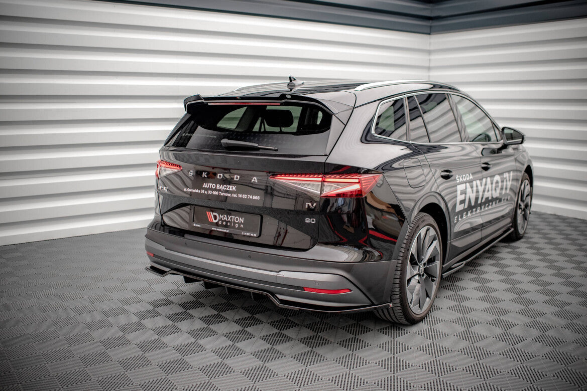 Heckspoiler Lippe passend für Skoda Enyaq iV schwarz Hochglanz