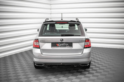 Heckspoiler Lippe passend für Skoda Fabia Combi Mk3 schwarz Hochglanz