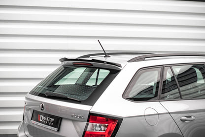 Heckspoiler Lippe passend für Skoda Fabia Combi Mk3 schwarz Hochglanz