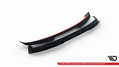 Heckspoiler Lippe passend für Skoda Fabia Hatchback Mk3 schwarz Hochglanz