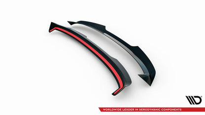 Heckspoiler Lippe passend für Skoda Fabia Hatchback Mk3 schwarz Hochglanz