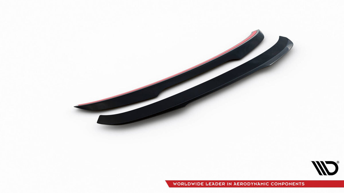 Heckspoiler Lippe passend für Skoda Kamiq Mk1 schwarz Hochglanz