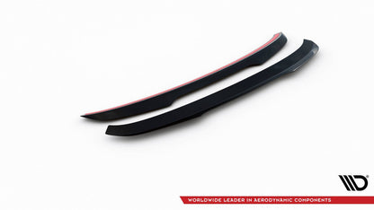 Heckspoiler Lippe passend für Skoda Kamiq Mk1 schwarz Hochglanz