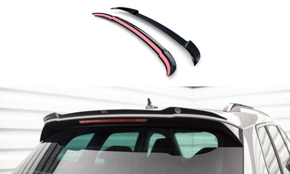 Heckspoiler Lippe passend für Skoda Karoq Sportline Mk1 FL schwarz Hochglanz