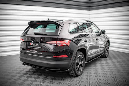 Heckspoiler Lippe passend für Skoda Kodiaq Mk1 FL schwarz Hochglanz