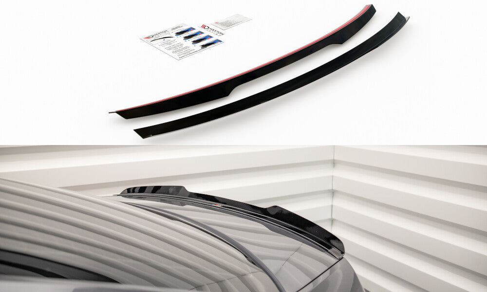 Heckspoiler Lippe passend für Skoda Octavia Liftback Mk3 FL schwarz Hochglanz