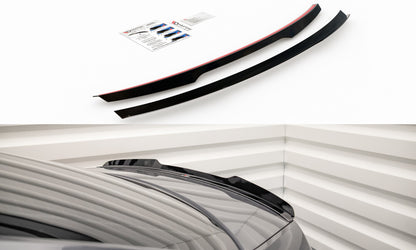 Heckspoiler Lippe passend für Skoda Octavia Liftback Mk3 FL schwarz Hochglanz
