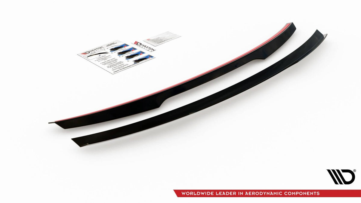 Heckspoiler Lippe passend für Skoda Octavia Liftback Mk3 FL schwarz Hochglanz